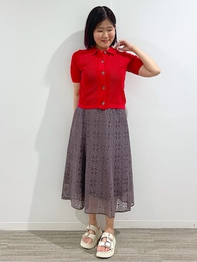「index（インデックス）のアイテム」を使った、mekiihv41225さん（レディース・157cm）の夏コーディネート