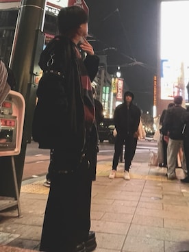 わなびーさん（メンズ・170cm）の春コーディネート