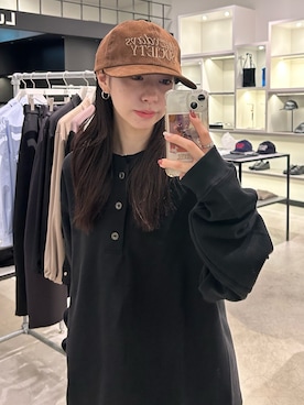 「CPH（シーピーエイチ）のアイテム（帽子）」を使った、AIKAさん（レディース・159cm）の秋コーディネート
