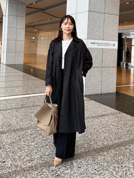 「トレンチ」｜オーディアスタッフさん（レディース・169cm）の秋コーディネート