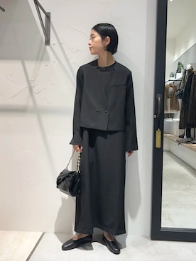 「YECCA VECCA（イェッカヴェッカ）のアイテム」を使った、YECCA VECCAさん（レディース・156cm）の秋コーディネート