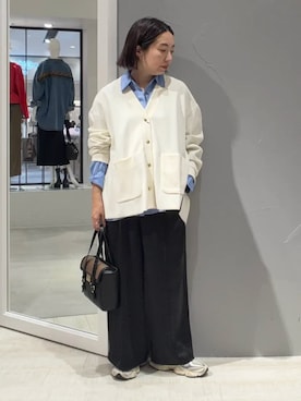 「YECCA VECCA（イェッカヴェッカ）のアイテム」を使った、YECCA VECCAさん（レディース・154cm）の秋コーディネート