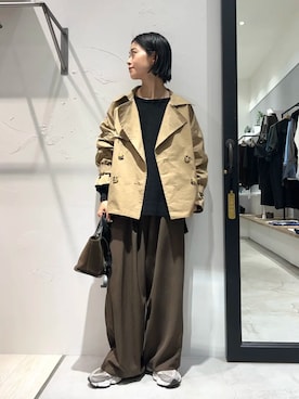 「YECCA VECCA（イェッカヴェッカ）のアイテム」を使った、YECCA VECCAさん（レディース・156cm）の秋コーディネート