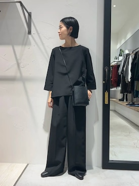 「YECCA VECCA（イェッカヴェッカ）のアイテム」を使った、YECCA VECCAさん（レディース・156cm）の秋コーディネート