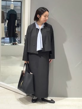 「YECCA VECCA（イェッカヴェッカ）のアイテム」を使った、YECCA VECCAさん（レディース・154cm）の秋コーディネート