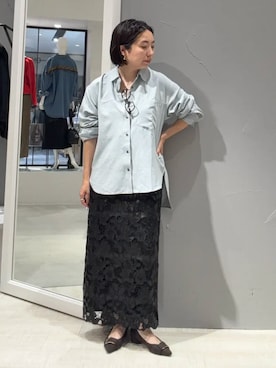 「YECCA VECCA（イェッカヴェッカ）のアイテム」を使った、YECCA VECCAさん（レディース・154cm）の秋コーディネート