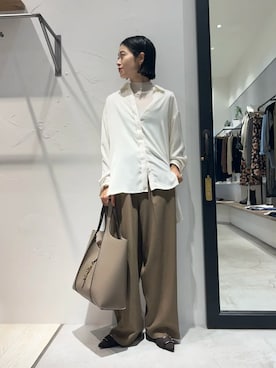 「YECCA VECCA（イェッカヴェッカ）のアイテム」を使った、YECCA VECCAさん（レディース・156cm）の秋コーディネート