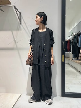 「YECCA VECCA（イェッカヴェッカ）のアイテム」を使った、YECCA VECCAさん（レディース・156cm）の秋コーディネート