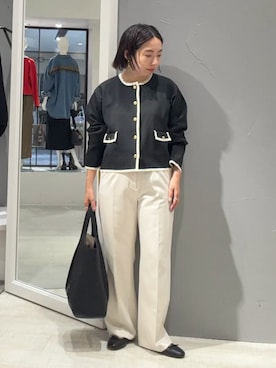 「YECCA VECCA（イェッカヴェッカ）のアイテム」を使った、YECCA VECCAさん（レディース・154cm）の秋コーディネート