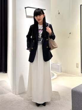「YECCA VECCA（イェッカヴェッカ）のアイテム」を使った、YECCA VECCAさん（レディース・156cm）の秋コーディネート