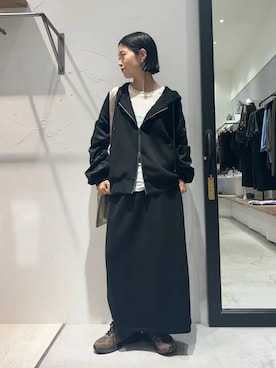 「YECCA VECCA（イェッカヴェッカ）のアイテム」を使った、YECCA VECCAさん（レディース・156cm）の秋コーディネート