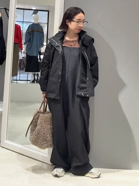 「YECCA VECCA（イェッカヴェッカ）のアイテム」を使った、YECCA VECCAさん（レディース・154cm）の秋コーディネート