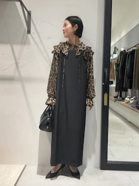 「YECCA VECCA（イェッカヴェッカ）のアイテム」を使った、YECCA VECCAさん（レディース・156cm）の秋コーディネート