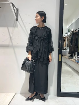 「YECCA VECCA（イェッカヴェッカ）のアイテム」を使った、YECCA VECCAさん（レディース・156cm）の秋コーディネート