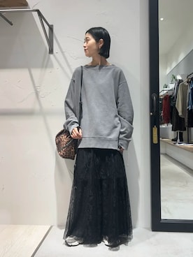 「YECCA VECCA（イェッカヴェッカ）のアイテム」を使った、YECCA VECCAさん（レディース・156cm）の秋コーディネート