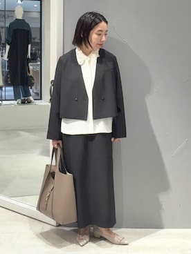 「YECCA VECCA（イェッカヴェッカ）のアイテム」を使った、YECCA VECCAさん（レディース・154cm）の秋コーディネート