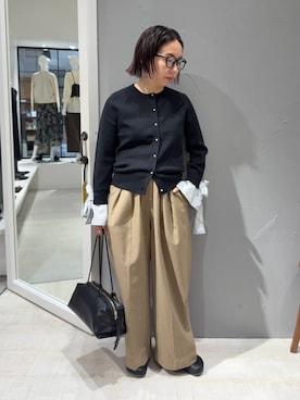 「YECCA VECCA（イェッカヴェッカ）のアイテム」を使った、YECCA VECCAさん（レディース・154cm）の秋コーディネート