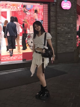 x2hnkさん（レディース・161cm）の春コーディネート