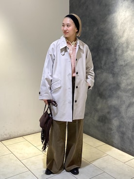 「LAYAS（レイヤーズ）のアイテム」を使った、TABEIさん（レディース・160cm）の冬コーディネート