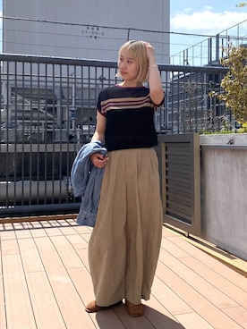TABEIさん(レディース・160cm)の春コーディネート