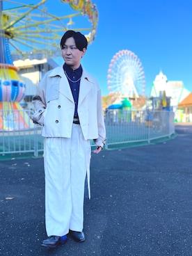 「HARE（ハレ）のアイテム（その他アウター）」を使った、ゆうやさん（メンズ・167cm）の秋コーディネート