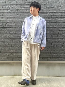 「HARE（ハレ）のアイテム（ブルゾン）」を使った、ゆうやさん（メンズ・167cm）の春コーディネート