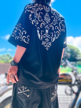 「CODY SANDERSON（コディサンダーソン）のアイテム（アクセサリー）」を使った、まぁ坊さん（メンズ・178cm）の夏コーディネート