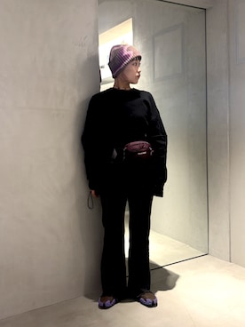 「arth（アース）のアイテム」を使った、akiさん（レディース・156cm）の冬コーディネート