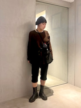 「arth（アース）のアイテム」を使った、akiさん（レディース・156cm）の冬コーディネート