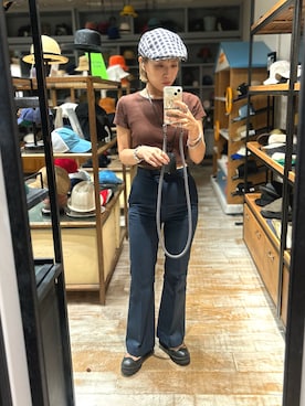 「holiday」｜「アイテム（ブーツ）」を使った、akiさん（レディース・156cm）の夏コーディネート