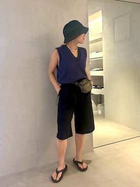 「override 」｜akiさん（レディース・156cm）の夏コーディネート