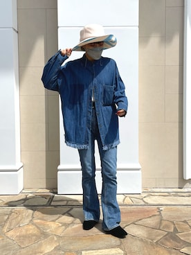 「holiday」｜「アイテム（その他シューズ）」を使った、akiさん（レディース・156cm）の春コーディネート