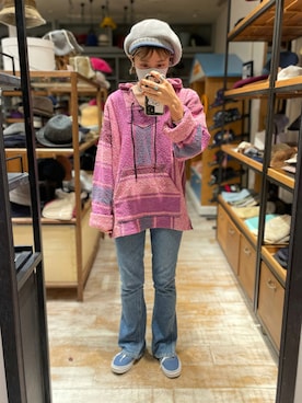 「holiday」｜「アイテム（スニーカー）」を使った、akiさん（レディース・156cm）の秋コーディネート