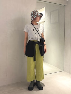 「OVERRIDE（オーバーライド）のアイテム」を使った、akiさん（レディース・156cm）の夏コーディネート
