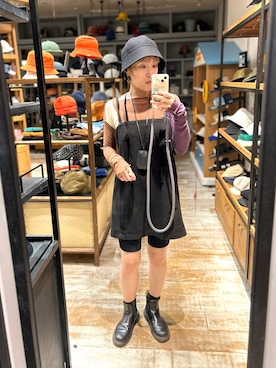 「BASERANGE（ベースレンジ）のアイテム」を使った、akiさん（レディース・156cm）の秋コーディネート