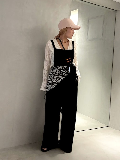 SHENERY カットジョーゼットキャミサロペット シーナリー カットジョー