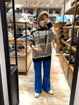 「holiday」｜「アイテム（スニーカー）」を使った、akiさん（レディース・156cm）の秋コーディネート