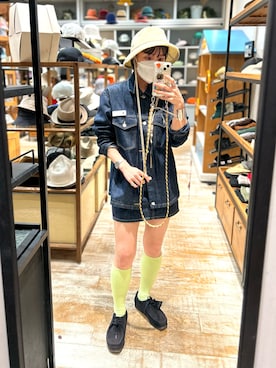 「BASERANGE（ベースレンジ）のアイテム」を使った、akiさん（レディース・156cm）の春コーディネート