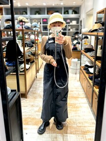 TODAYFUL（トゥデイフル）の「ポケットサロペットワンピース