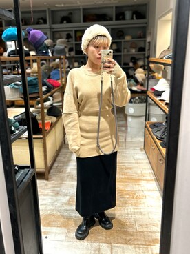 akiさん（レディース・156cm）の冬コーディネート