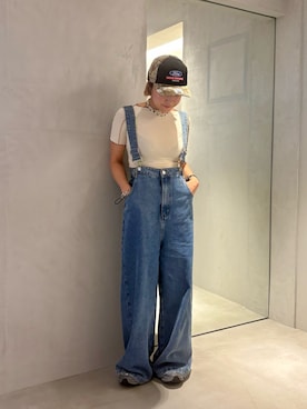 「HOKAONEONE」｜akiさん（レディース・156cm）の秋コーディネート