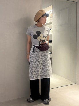 「Chapeau d' O（シャポードオー）のアイテム」を使った、akiさん（レディース・156cm）の夏コーディネート