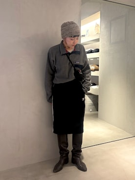 「arth（アース）のアイテム」を使った、akiさん（レディース・156cm）の冬コーディネート