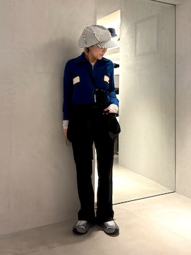 「アイテム（キャスケット）」を使った、akiさん（レディース・156cm）の春コーディネート