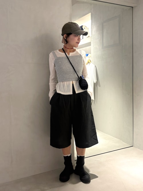 6(ROKU)　ロク　トロピカル クロス ハーフパンツ　38 6（ロク）の「＜6(ROKU)＞トロピカル クロス ハーフパンツ（その他