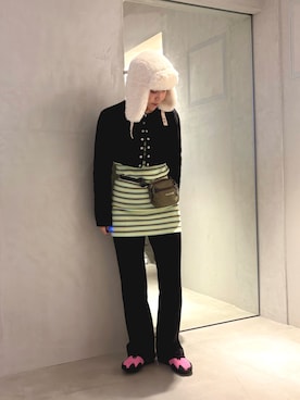 「PUMA（プーマ）のアイテム」を使った、akiさん（レディース・156cm）の秋コーディネート