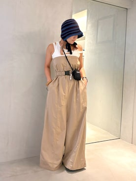 「HOKAONEONE」｜akiさん（レディース・156cm）の夏コーディネート