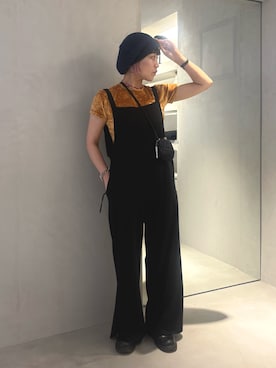 「Chapeau d' O（シャポードオー）のアイテム」を使った、akiさん（レディース・156cm）の夏コーディネート
