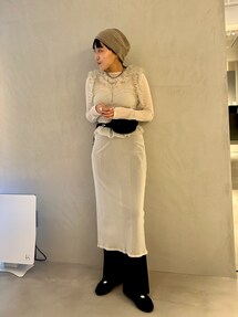 ENOF（イナフ）の「sheer stretch onepiece（ワンピース）」 - WEAR