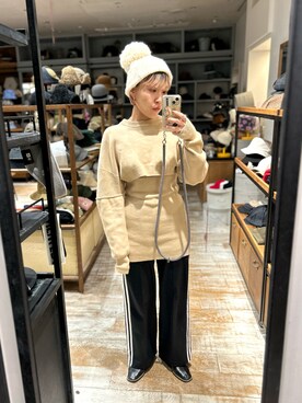 akiさん（レディース・156cm）の冬コーディネート